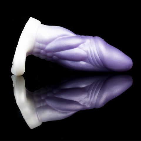 FAAK Purple Fantasy Monster Silicone Penis Sleeve Cock Extender - 311