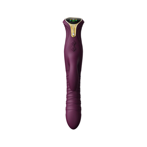 ZALO Mose Thrusting Rabbit Vibrator - Purple ZALO Mose Thrusting Rabbit Vibrator - Purple