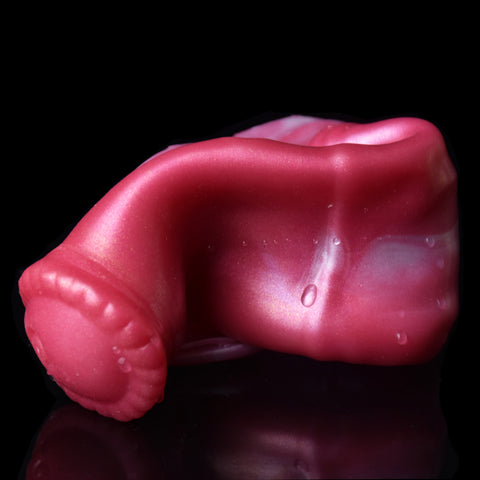FAAK Red Dragon Fantasy Monster Silicone Penis Sleeve Cock Extender - 305
