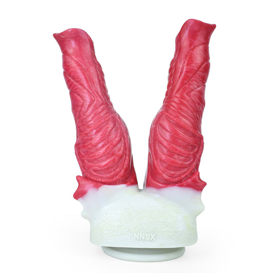 FAAK Hellfire XL Silicone  Fantasy Double Penetration Dildo