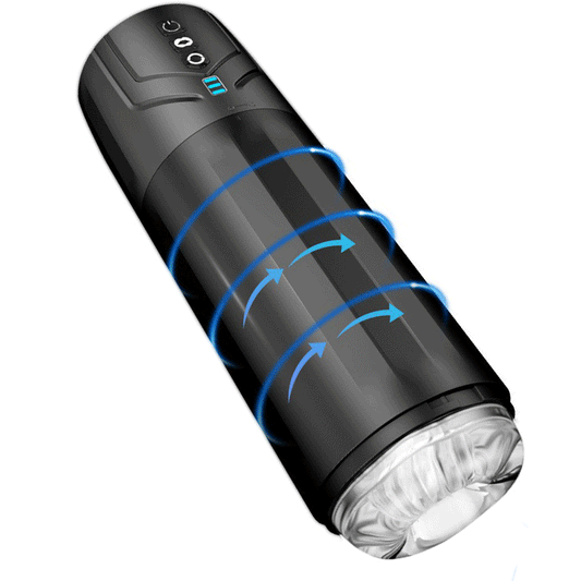 Toyschool Telescopic Male Masturbation Cup - Rotating & Sucking