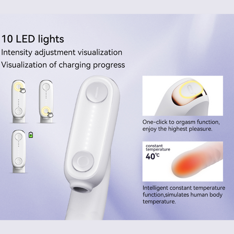 QINGNAN #7 Thrusting Vibrator with Suction - Pink QINGNAN #7 Thrusting Vibrator with Suction - Pink