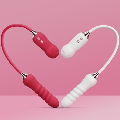 KISTOY Cathy Suction & Telescopic Dildo Vibrator - Red KISTOY Cathy Suction & Telescopic Dildo Vibrator - Red