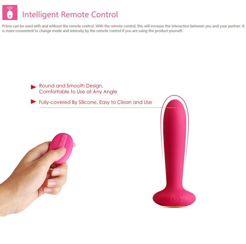 SVAKOM Primo Remote Control Vibrating Anal Plug SVAKOM Primo Remote Control Vibrating Anal Plug