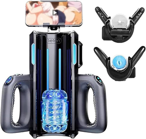 LETEN Cannon King Male Masturbator - Auto Thrusting with Dual-Handle LETEN Cannon King Male Masturbator - Auto Thrusting with Dual-Handle