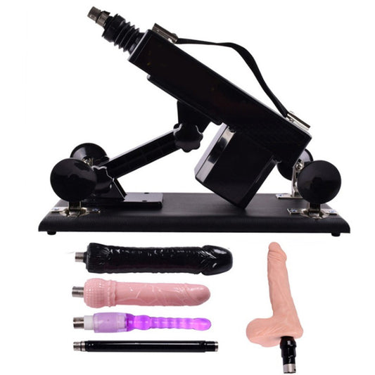 A6-C Auto Thrusting Sex Machine with 5 Attachments Kit