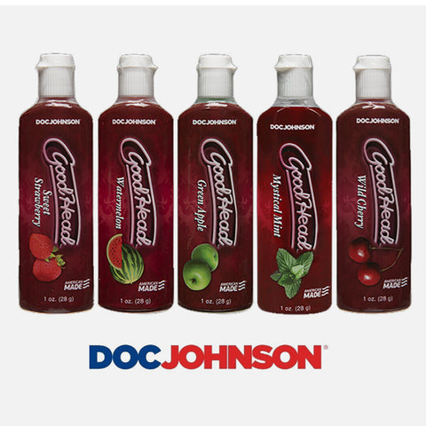 Doc Johnson Goodhead Oral Delight Flavored Gel Blowjob - 5 Pack