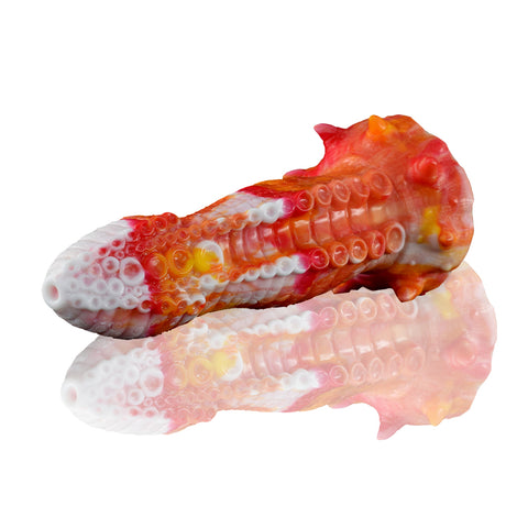 YOCY Octopus Silicone Fantasy Dildo - Orange