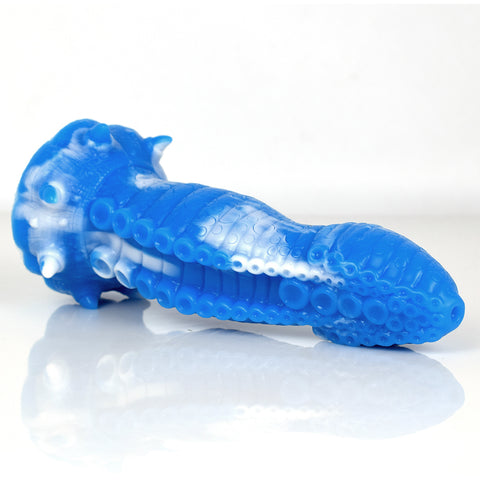 YOCY Octopus Silicone Fantasy Dildo - Blue