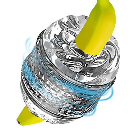 Crystal Open-Ended Deep Sucking Stroker Male Masturbation Cup Crystal Open-Ended Deep Sucking Stroker Male Masturbation Cup