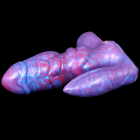 LUUK Remote Control Wearable Fantasy Dildo Vibrator - Blue LUUK Remote Control Wearable Fantasy Dildo Vibrator - Blue