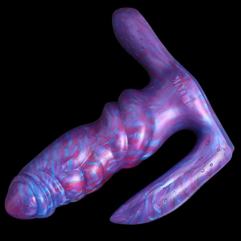 LUUK Remote Control Wearable Fantasy Dildo Vibrator - Blue LUUK Remote Control Wearable Fantasy Dildo Vibrator - Blue