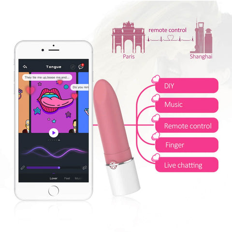 Magic Motion Lotos App Remote Control Lipstick Vibrator