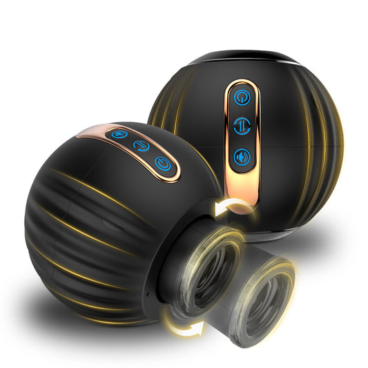 Pumpkin Automatic Telescopic & Rotation Male Masturbator