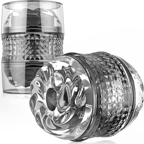 Crystal Open-Ended Deep Sucking Stroker Male Masturbation Cup Crystal Open-Ended Deep Sucking Stroker Male Masturbation Cup