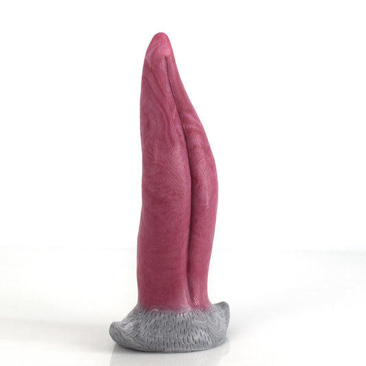 YOCY 21.5cm Gory Tongue Silicone Fantasy Dildo