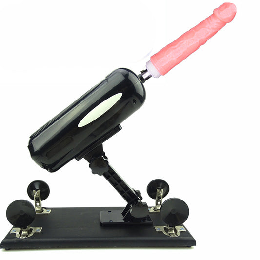 DS-A2 Auto Thrusting Sex Machine Kit with Realistic Dildo and Extension Pole - Black