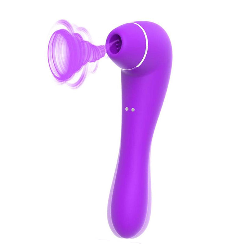 LEYI Double-Ended Auto-Heating Clitoris Suction Vibrator - Purple sexyplay.com.au LEYI Double-Ended Auto-Heating Clitoris Suction Vibrator - Purple sexyplay.com.au