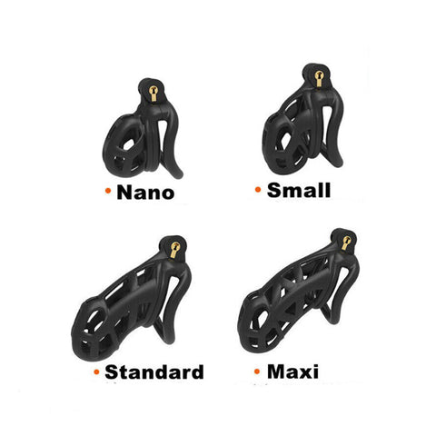 Imprison Bird A520 Male Chastity Device Penis Cage Kit - 4 Size with 4 Rings Imprison Bird A520 Male Chastity Device Penis Cage Kit - 4 Size with 4 Rings