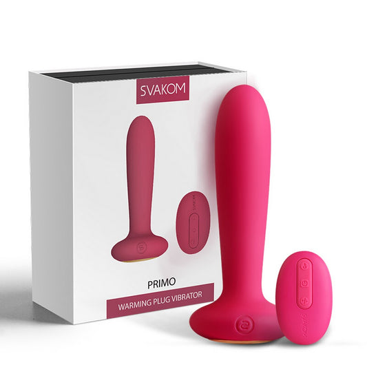 SVAKOM Primo Remote Control Vibrating Anal Plug