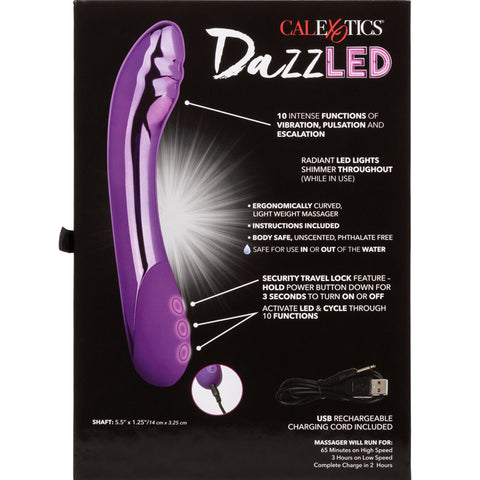 CalExotics DazzLED Vibrance G Spot LED Wand Vibrator CalExotics DazzLED Vibrance G Spot LED Wand Vibrator