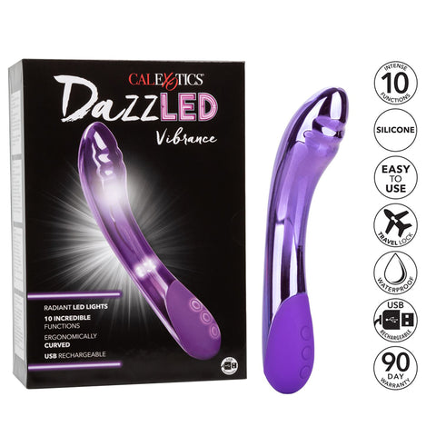 CalExotics DazzLED Vibrance G Spot LED Wand Vibrator CalExotics DazzLED Vibrance G Spot LED Wand Vibrator