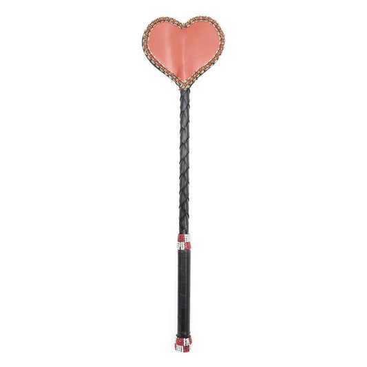 BDSM 38cm Heart Spanking Paddle - Red