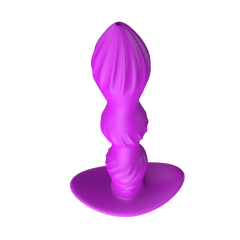 JRL Vibrating Enema Anal Beads Anal Cleaner - Purple JRL Vibrating Enema Anal Beads Anal Cleaner - Purple
