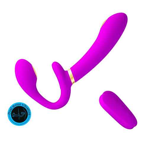 Pretty Love Thunderbird - Remote Control Strapless Strap-On Electric Shock Dildo Vibrator Pretty Love Thunderbird - Remote Control Strapless Strap-On Electric Shock Dildo Vibrator