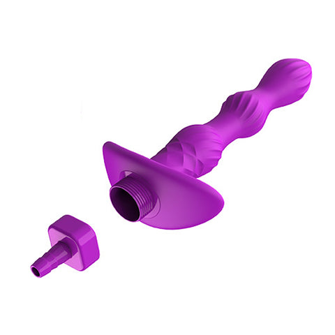 JRL Vibrating Enema Anal Beads Anal Cleaner - Purple JRL Vibrating Enema Anal Beads Anal Cleaner - Purple