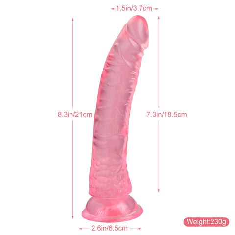 MD 21cm Crystal Straight Dildo MD 21cm Crystal Straight Dildo