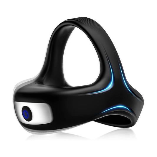 AH Silicone Triangular Vibrating Penis Ring / Couples Ring