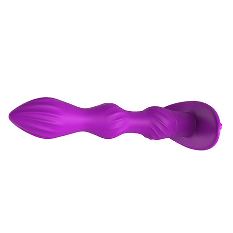 JRL Vibrating Enema Anal Beads Anal Cleaner - Purple JRL Vibrating Enema Anal Beads Anal Cleaner - Purple