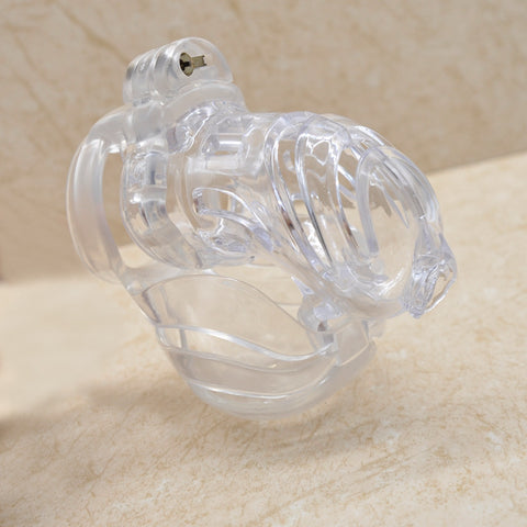 Prison Bird A390 BDSM Male Chastity Penis Cage Kit - Clear Prison Bird A390 BDSM Male Chastity Penis Cage Kit - Clear