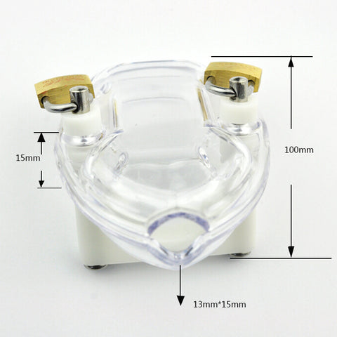 Imprison Bird Male Chastity Cage Device Penis Cage - Clear