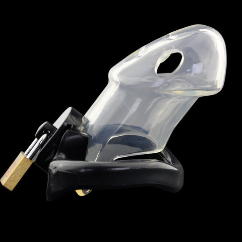 IMPRISON BIRD Deluxe Male Chastity Device Kit Penis Cage - Clear/3 Rings IMPRISON BIRD Deluxe Male Chastity Device Kit Penis Cage - Clear/3 Rings
