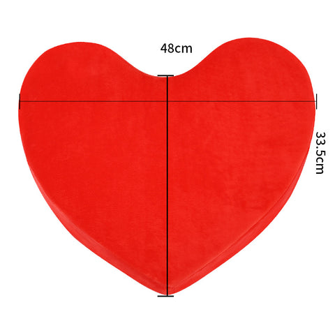 RY Heart Wedge Erotic Sex Pillow Position Enhancer Cushion - Red RY Heart Wedge Erotic Sex Pillow Position Enhancer Cushion - Red
