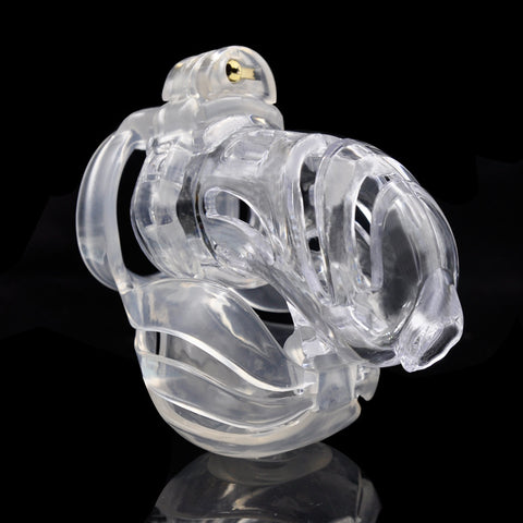 Prison Bird A390 BDSM Male Chastity Penis Cage Kit - Clear Prison Bird A390 BDSM Male Chastity Penis Cage Kit - Clear