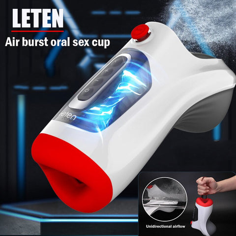 LETEN Air Blow Deepthroat Oral Sex Male Masturbation Cup