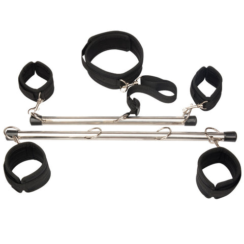 BDSM Bondage Neck & Wrist & Ankle Spreader Bar Kit BDSM Bondage Neck & Wrist & Ankle Spreader Bar Kit