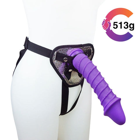 MD Shining Spear 24.5cm Silicone Strap-On Dildo Harness Kit MD Shining Spear 24.5cm Silicone Strap-On Dildo Harness Kit