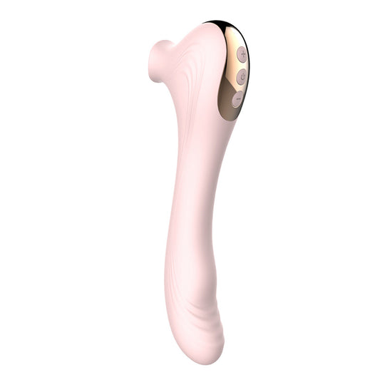 JUNDAOAI TIDE Clitoral Suction  & G-Spot Stimulation Vibrator Double Ended