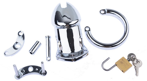 LHD CB6000 Metal Male Chastity Cage Kit Penis Cage Cock Cage / 2 Size *3 Rings LHD CB6000 Metal Male Chastity Cage Kit Penis Cage Cock Cage / 2 Size *3 Rings