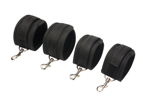 BDSM Bondage Neck & Wrist & Ankle Spreader Bar Kit