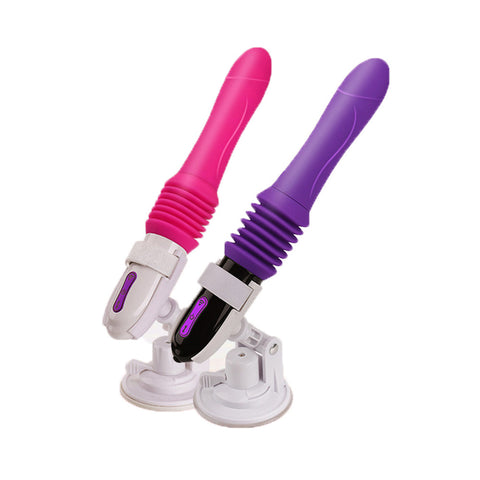 HC Automatic Telescopic Auto Thrusting Sex Machine / Vibrating Dildo