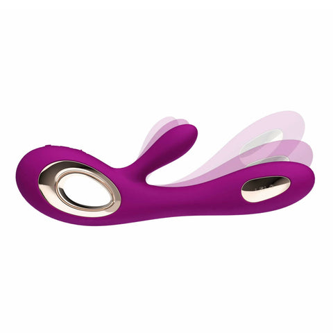 LELO Soraya Wave Deep Rose Rabbit Vibrator LELO Soraya Wave Deep Rose Rabbit Vibrator