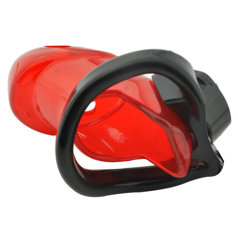 IMPRISON BIRD Delxue Male Chastity Device Kit Penis Cage - Red/3 Rings IMPRISON BIRD Delxue Male Chastity Device Kit Penis Cage - Red/3 Rings