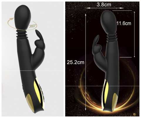 NV TOYS YUTU G-Spot 360° Rotation Rabbit Vibrator NV TOYS YUTU G-Spot 360° Rotation Rabbit Vibrator