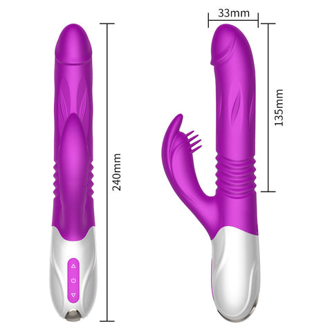 FOX T20 Rabbit Vibrator Thrusting Telestopic Auto-Swell Dildo FOX T20 Rabbit Vibrator Thrusting Telestopic Auto-Swell Dildo