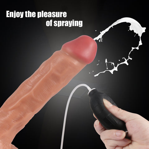 MD 24cm XL Squirting Realistic Dildo - Lifelike, Extra-Large Pleasure Toy MD 24cm XL Squirting Realistic Dildo - Lifelike, Extra-Large Pleasure Toy